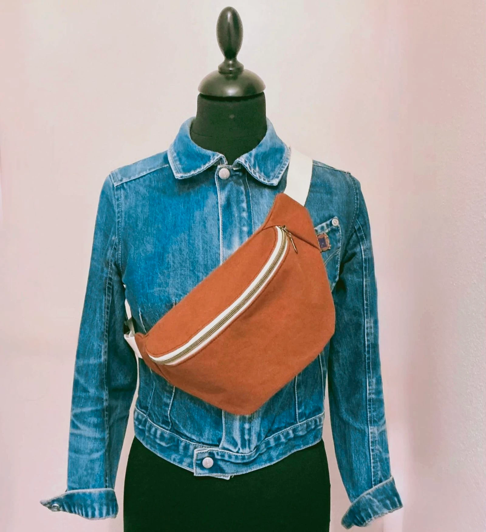 Sac banane marron